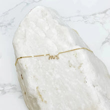 Load image into Gallery viewer, Mrs. Gold Necklace