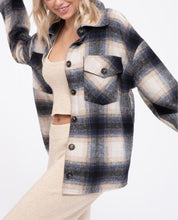 Load image into Gallery viewer, Midnight Magic Button Up Shacket