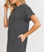 Load image into Gallery viewer, Effortlessly Chic T-Shirt Dress White