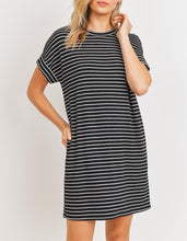 Load image into Gallery viewer, Effortlessly Chic T-Shirt Dress White