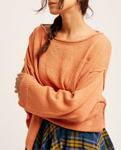 Load image into Gallery viewer, Dreamsicle Knit Sweater Orange