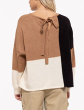 Load image into Gallery viewer, Caffeine Dreams Color Block Sweater