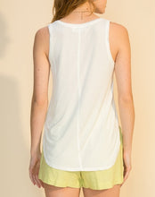 Load image into Gallery viewer, Starstruck V-Neck Tank White