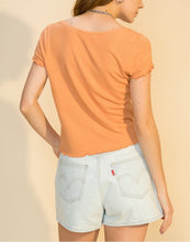 Load image into Gallery viewer, Going Places Lettuce Edge Top Sienna