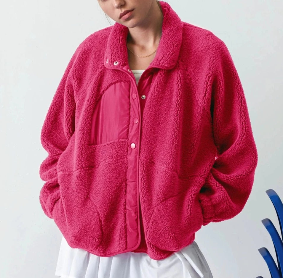 Pretty In Pink Fleece Jacket