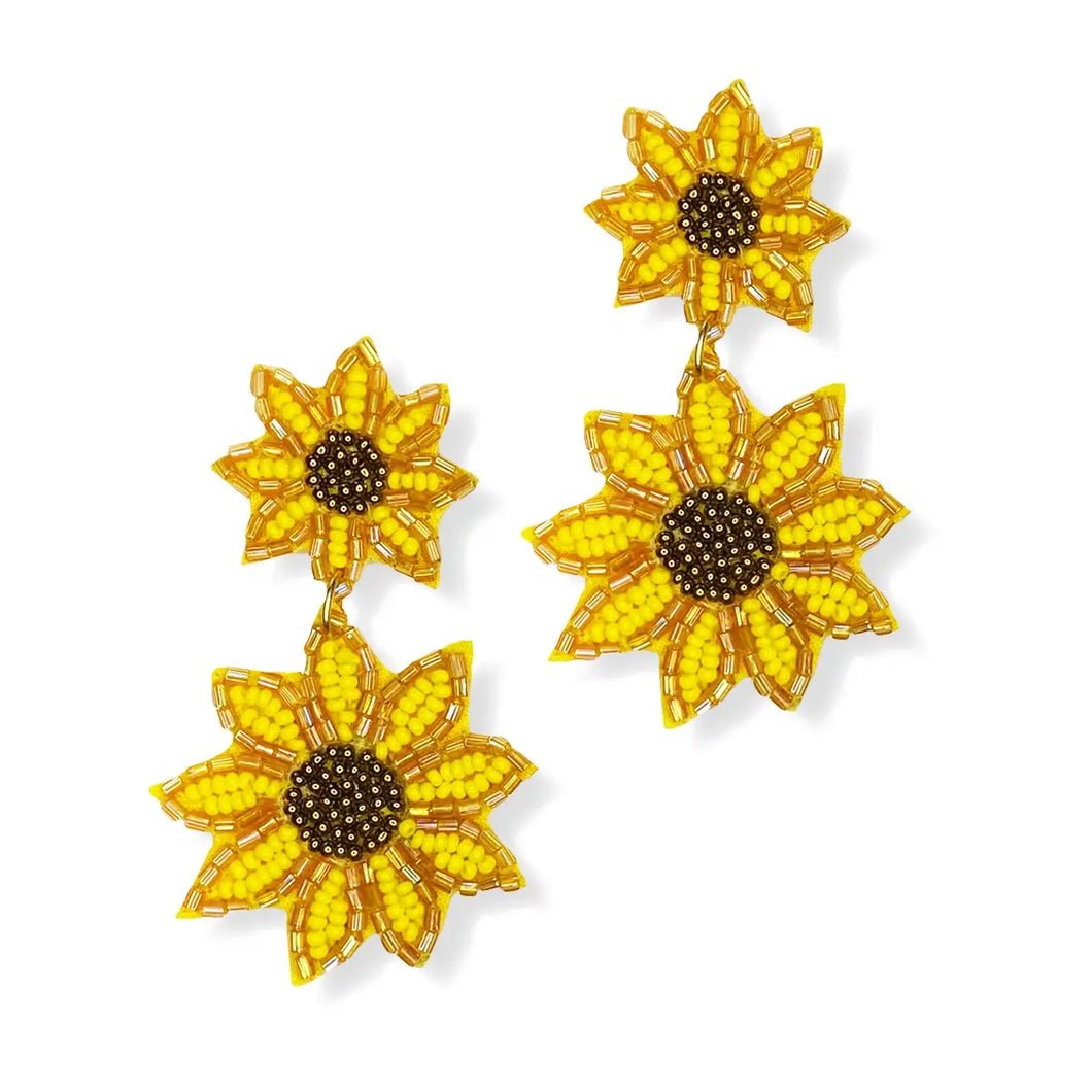 Summertime Sunflower Earrings