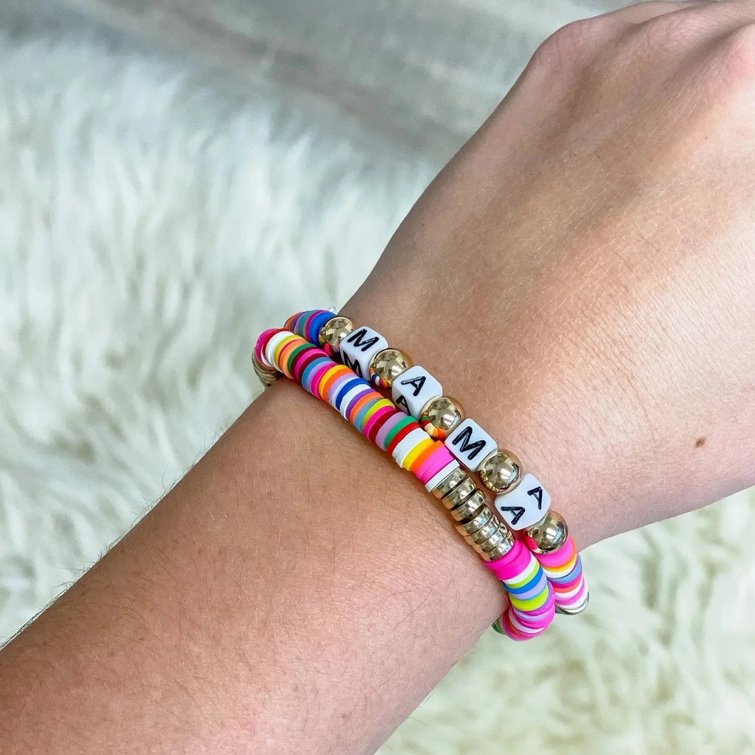 Mama Bracelet Set Multicolor