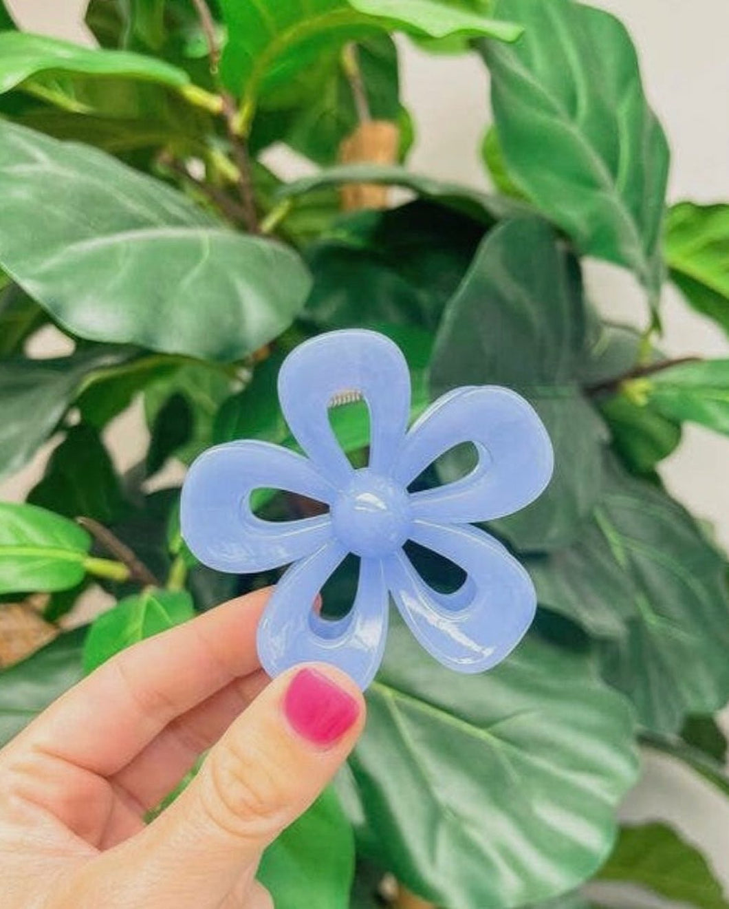 Flower Child Hair Clip Periwinkle