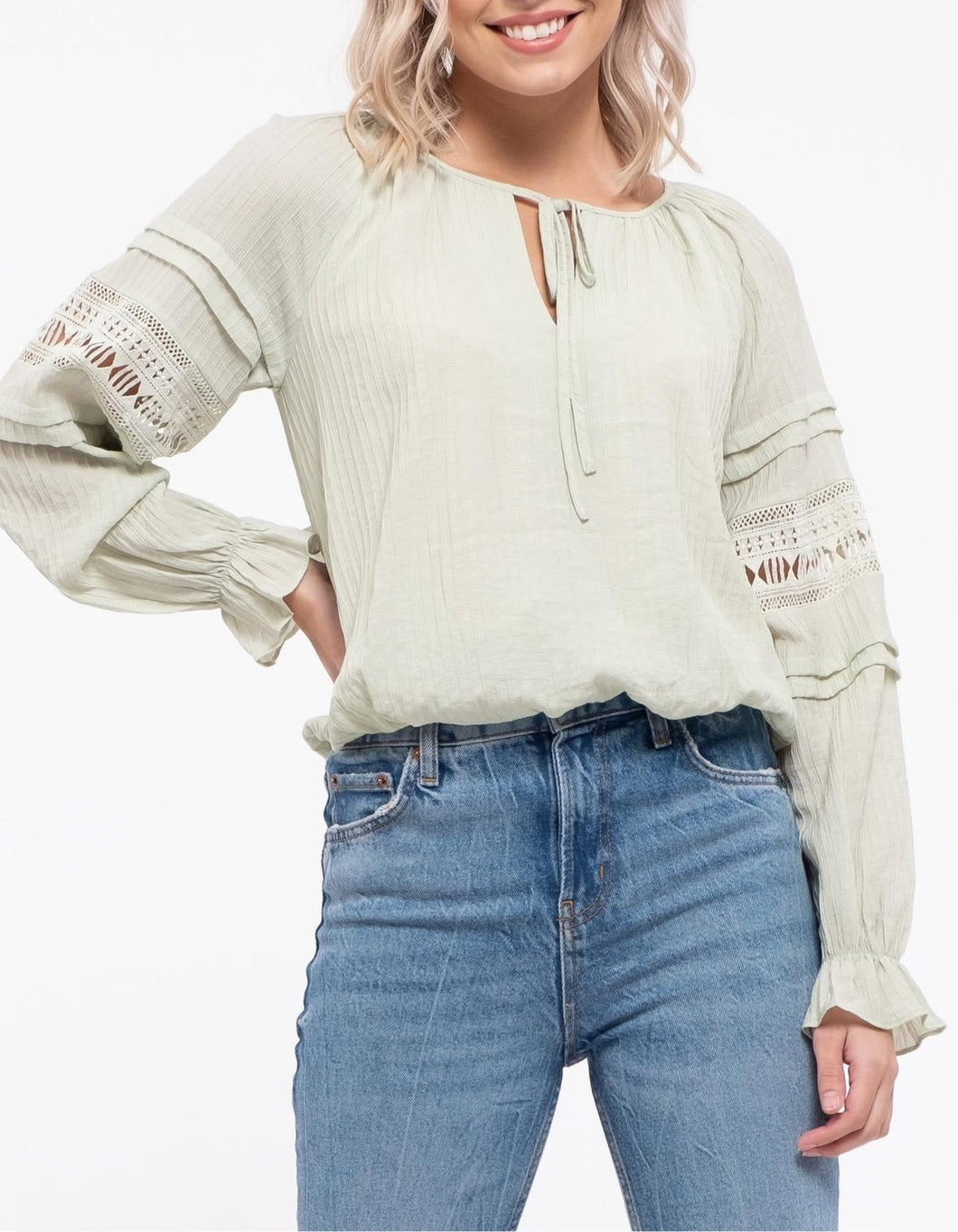 Free Spirit Blouse Sage