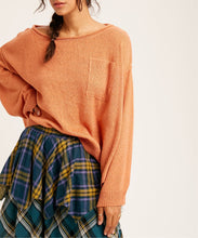 Load image into Gallery viewer, Dreamsicle Knit Sweater Orange
