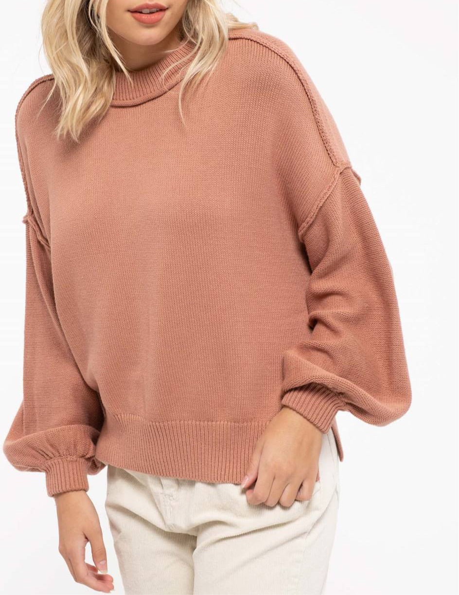 Autumn Days Sweater Rust