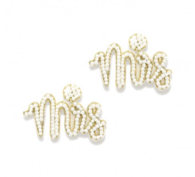 From Miss to Mrs. Earrings