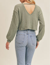 Load image into Gallery viewer, Sweet Bliss Sweater Sage
